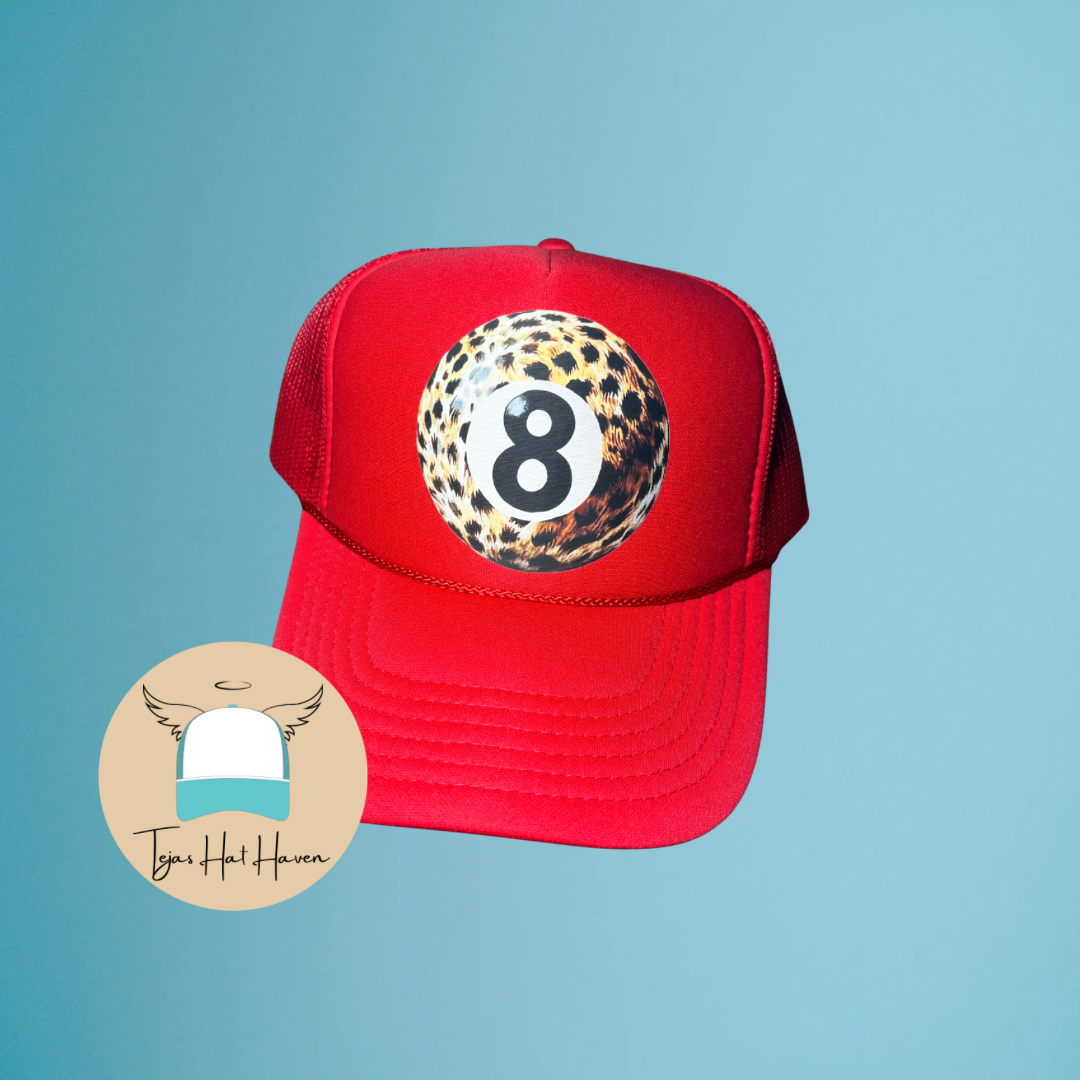 Leopard 8Ball- HAT ONLY
