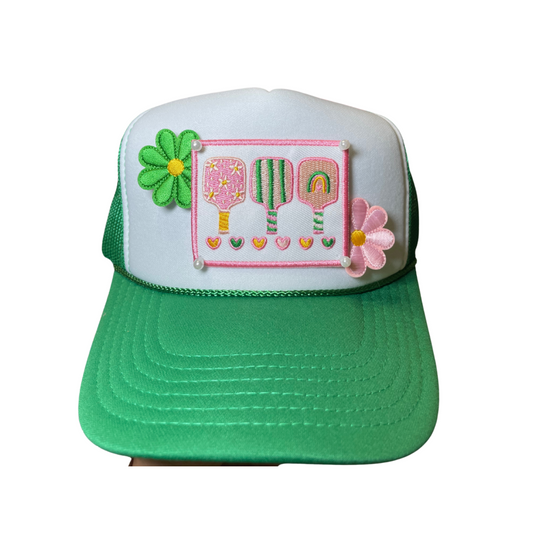 Pickle Ball Trucker Hat